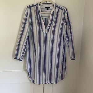 J Crew linen coverup
